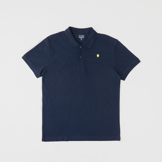 Polo AZUL MARINO globo lima